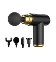 4 Başlıklı USB Şarj Olabilen Masaj Tabancası (5343)