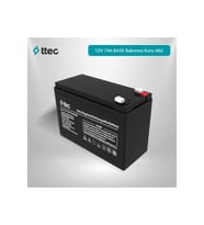 12v 7ah Base Bakımsız Kuru Akü