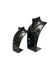 Kolye Standı Akrilik 2li Set Siyah, Takı Mankeni 2 Boy Siyah