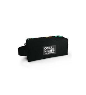 CORAL HIGH 22073 KIDS SİYAH GRAFİTİ DESENLİ TEK BÖLMELİ KALEM ÇANTASI
