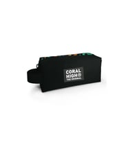 CORAL HIGH 22073 KIDS SİYAH GRAFİTİ DESENLİ TEK BÖLMELİ KALEM ÇANTASI