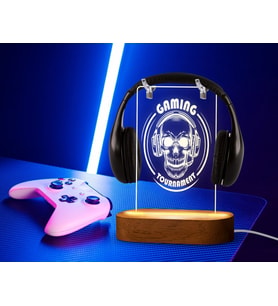 BK Gift Kişiye Özel İsimli Gamer Tasarımlı Led Lamba-8, Gece Lambası, Ev Dekorasyonu, Işıklı Pleksi Biblo
