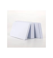 KARTSAN Pvc Plastik Boş Beyaz Kart 100 Adet