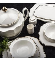 Aryıldız 60 Parça Gold Porselen Yemek Takımı 34000 