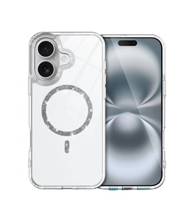 Durukar® iPhone 16 Plus Live Diamond Magsafe Kapak - Şeffaf