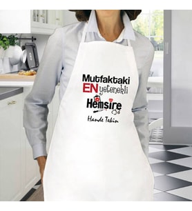 Kişiye Özel Hemşirelere Özel Mutfak Önlüğü