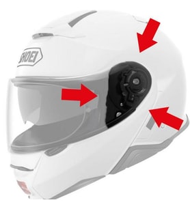 SHOEI CNS-3 Yan Kapak Set NEOTEC 2