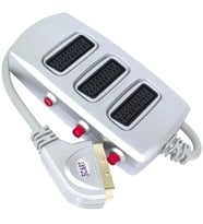 Scart Dağıtıcı 3 Lü Silver Butonlu