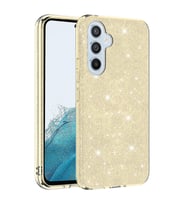 Galaxy A14 Kılıf Zore Shining Simli Silikon Kılıf (Gold)