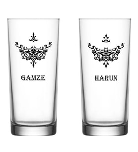 Kişiye Özel isim Yazdırılabilir Rakı Bardağı