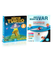 2.Sınıf Süper Turbo Soru Bankası Ve Akıl Var Mantık Var Tüm Dersler Kazanım Test