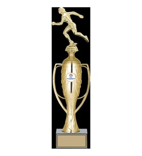 ODAK KUPA - Figürlü Kupalar - Atletizm Kadın Figürlü Kupalar FG-026 B - 42 cm