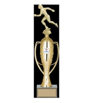 ODAK KUPA - Figürlü Kupalar - Atletizm Kadın Figürlü Kupalar FG-026 B - 42 cm