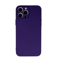 iPhone 13 Pro Kılıf Nano İçi Kadife Silikon - Mor