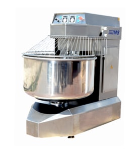 Dirmak ISM 350-32S CR Spiral Hamur Yoğurma Makinası 350 Lt Kazan İki Yönlü Kazan 150 Kg Un Kapasiteli İki Devirli İki Yöne Dönen Kazan Krom Gövde 380v/3p/50hz