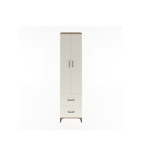 Hyperion Dolap 5 Raflı 2 Çekmeceli 2 Kapaklı 60x44x243 Çam-Aytaşı
