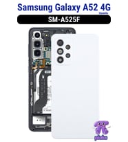 Samsung Galaxy A52 4G Arka Kapak Pil Batarya Kapağı Kamera Lensli SM-A525F Uyumlu