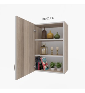 Kenzlife mutfak dolabı irem  060.060.32 crd  2 raflı kapaklı  ofis banyo kiler evrak kitaplık