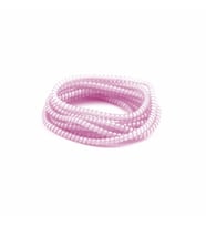 SPELT Şarj Aleti Kablosu Kablo Kordon Koruyucu Spiral Sarma Kılıf Koruma Afterglow Eflatun 140cm