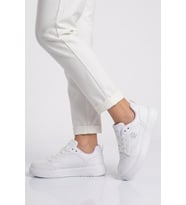 Walkway Bej Bağcıklı Hafif Esnek Unisex Günlük Ayakkabı BST-2081 G