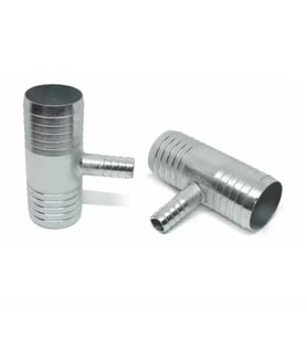 Metal Orantılı Hortum Te Eki Bağlantısı 12mm - 8mm - 12mm