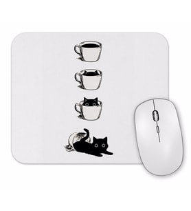 Gato Na Chicara Cat Kedi Mouse Pad