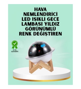Mey İthalat® Projektör ışığı bulunan USB bağlantılı mini aromaterapi destekli hava nemlendirici