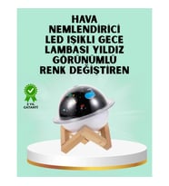 Mey İthalat® Projektör ışığı bulunan USB bağlantılı mini aromaterapi destekli hava nemlendirici