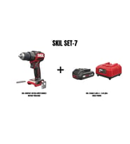 SKIL Set-7 (SKIL COMPACT 3075CA AKÜLÜ DARBELİ MATKAP VİDALAMA+2,0Ah Li + 2.4A ŞARJ CİHAZI PROMO)