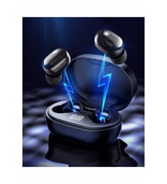 Pazariz Siyah pro Ledli Şarj Göstergeli 5.0 Bluetooth Kulaklık 