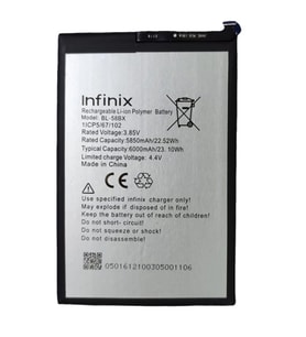 Infinix HOT 12 PLAY Uyumlu Pil Sıfır - Servis