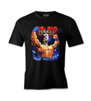 Tekken 3 - Kaplan Siyah Erkek Tshirt