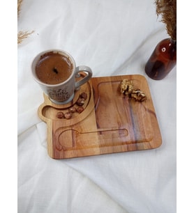 Caffetta Ahşap Servis Sunum