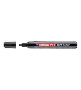 Edding 790 Çok Amaçlı Örtücü Boyama Dekorasyon Markörü 2-4 mm SİYAH 