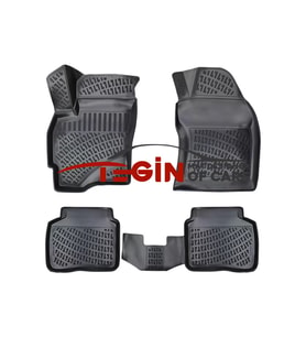 Mondeo 2001 3D Havuzlu Paspas Siyah