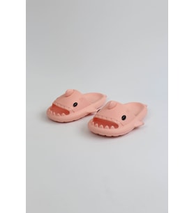 Köpekbalığı Pembe Unisex Tam Ortopedik Terlik Shark Slides