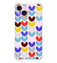 PrintiFy Apple iPhone 15 Plus Water Color 1 Şeffaf Köşe ve Kamera Korumalı Korumalı Antişok Kılıf