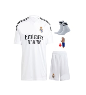 REAL MADRİD ARDA GÜLER 15 NUMARA 24/25 SEZON BEYAZ ÇOCUK FORMASI 4 PARÇA