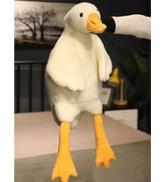 Gran Toys Uyku Arkadaşım Peluş Kaz - 75CM (Beyaz)