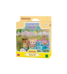 NessiWorld 5749 Sylvanian Families Anaokulu Arkadaşları Havuz Eğlencesi Üçlüsü +4 yaş