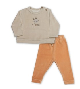 Bistyle 2li Takim Kadife I Love Daddy 14113 Bej