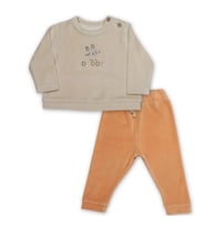 Bistyle 2li Takim Kadife I Love Daddy 14113 Bej