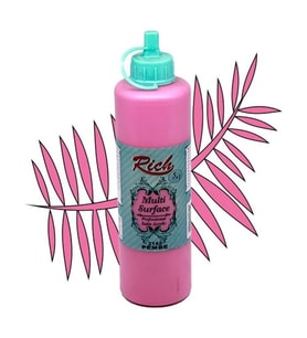 Rich Multi Surface Her Yüzey İçin Akrilik Boya 500 cc. 2142 PEMBE 