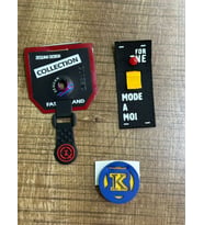 8X4 CM 3 LÜ ÇANT ARMA GİYİM ARMA DDİKİŞ AKSESUARI (Kırmızı)