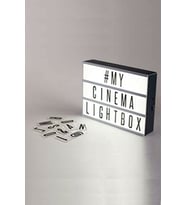 A4 Işıklı Harfli Dekoratif Lightbox Led Tabela Pano