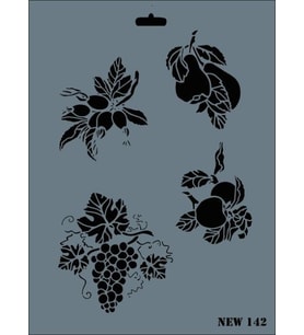Rich New Seri N-142 Stencil 35x25 cm