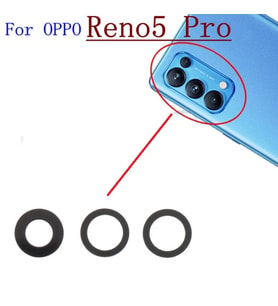 Oppo Reno 5 PRO Arka Kamera Camı Lens Yapışkanlı