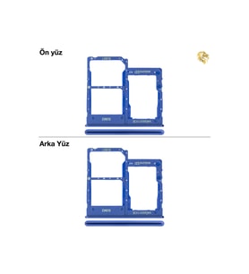 Samsung Galaxy A40 Sim İç Yuvası Çiftli Çiftli sim yuvası ikili sim tepsisi çiftli sim aparatı dual sim çekmecesi