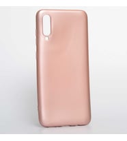 Samsung Galaxy A70 Uyumlu Kılıf Zore Premier Silikon Kapak (Rose Gold Altın)