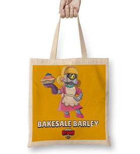 Brawl Stars Bakesale Barley Bez Çanta Uzun Saplı